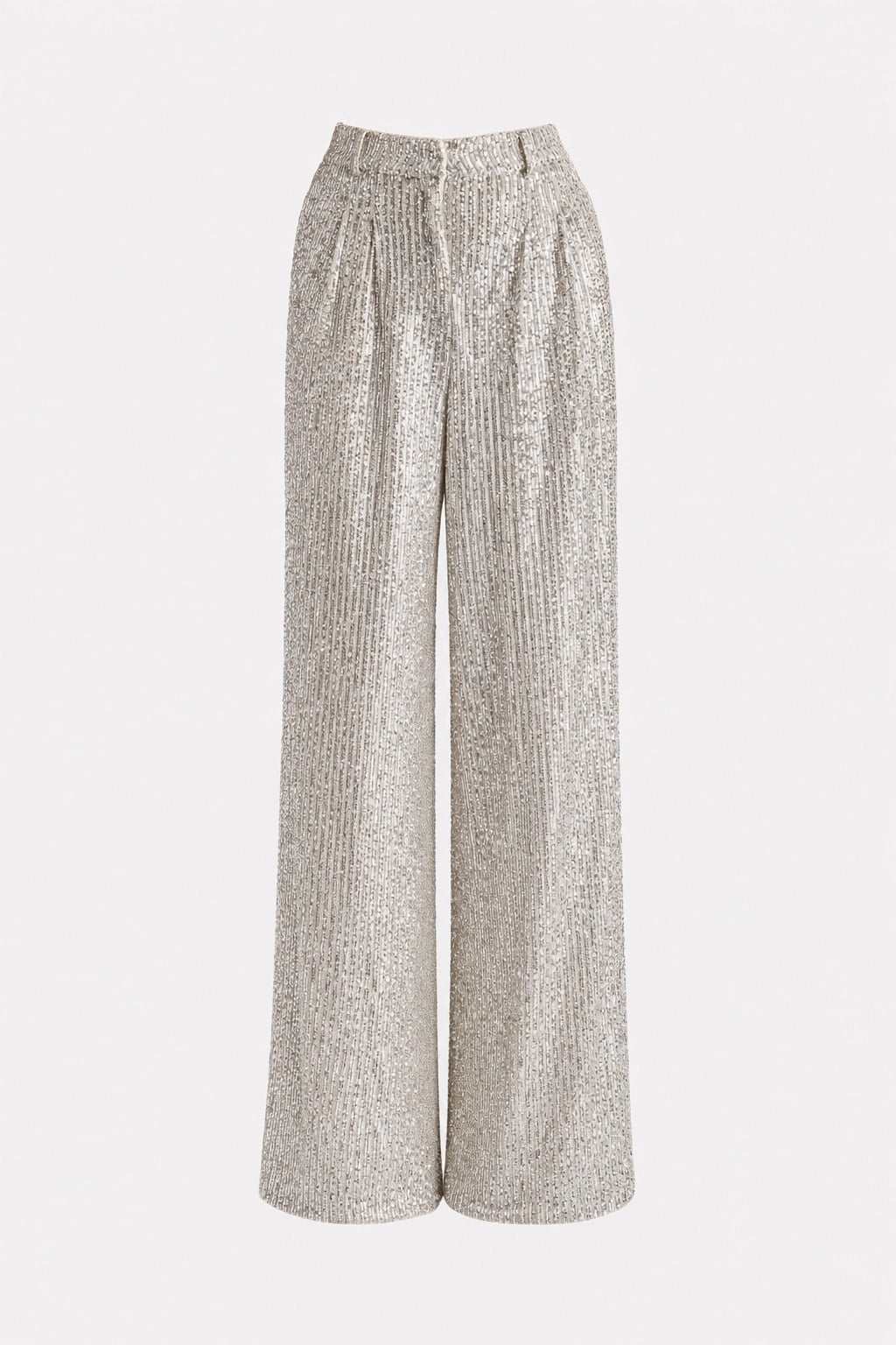 Sequin Wide-Leg Pants - 1