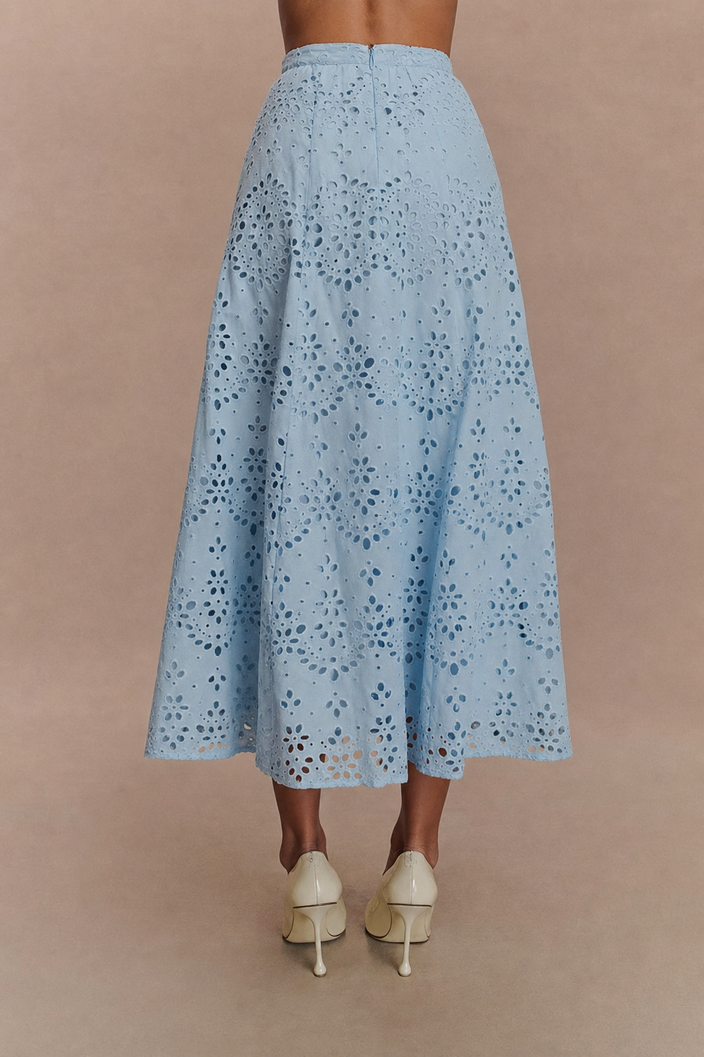 Lace V-Neck Two-Piece Midi Set - view 5