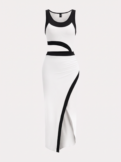 Cut-Out Jersey Midi Dress - view 4