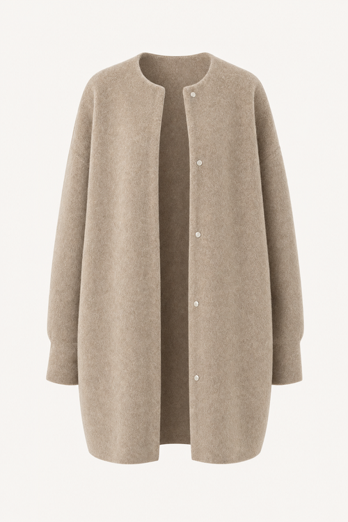 Insulated Shawl Collar Winter Coat