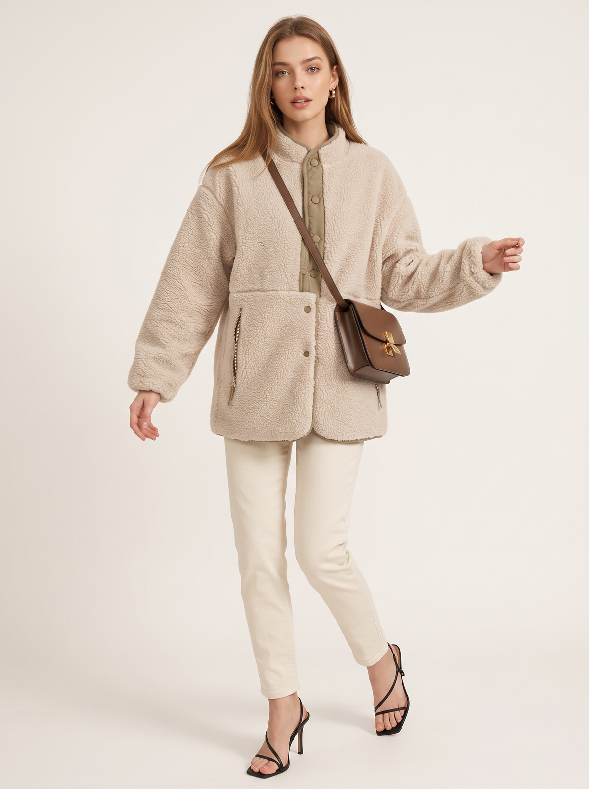 Beige Soft-Touch Jacket - view 2