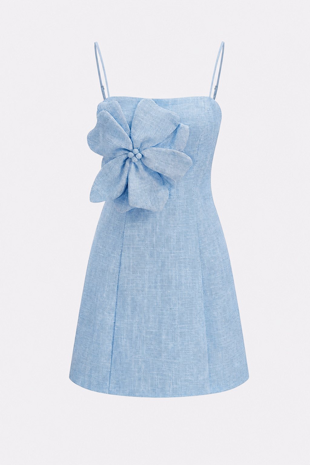 3D Floral Applique Cami Mini Dress - view 6