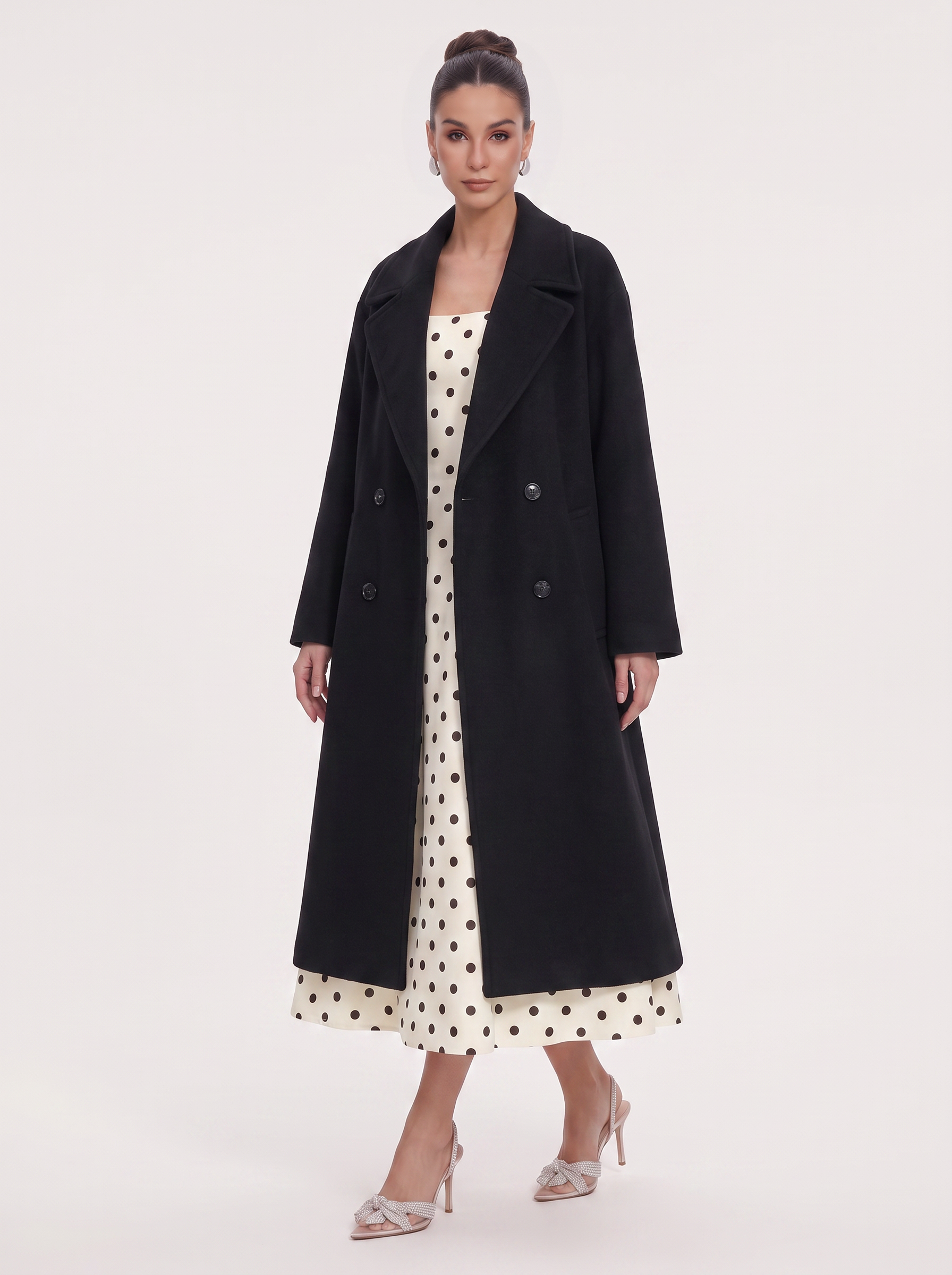 Double-Breasted Blend Overcoat in Six Colors - view 5