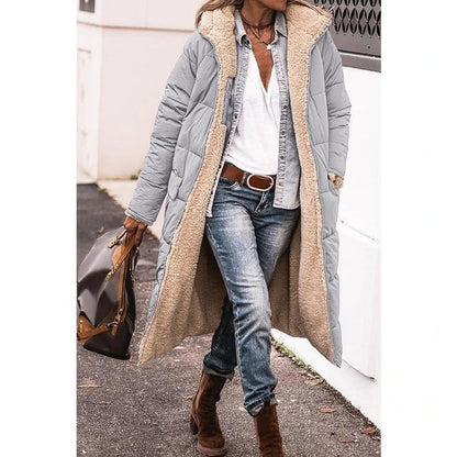 Down-Filled Long Hooded Winter Coat - view 13