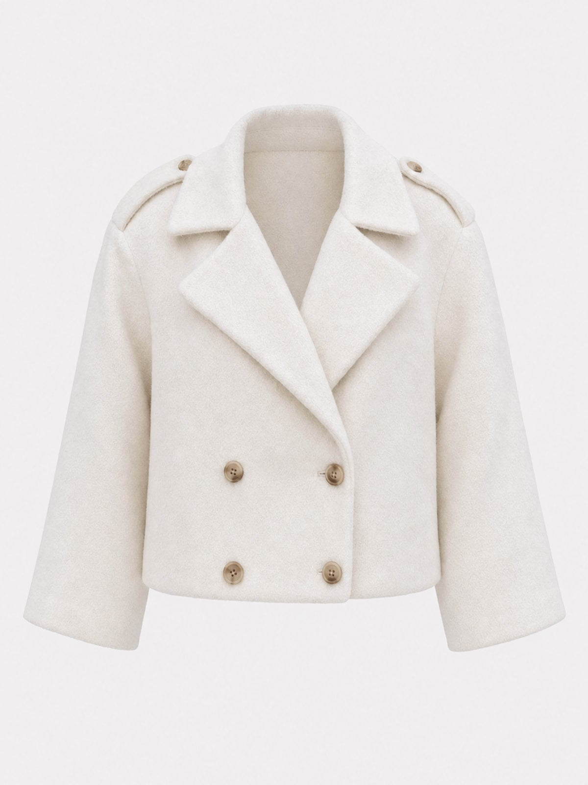 Cropped Cozy Coat With Soft Lightweight Warmth - 1