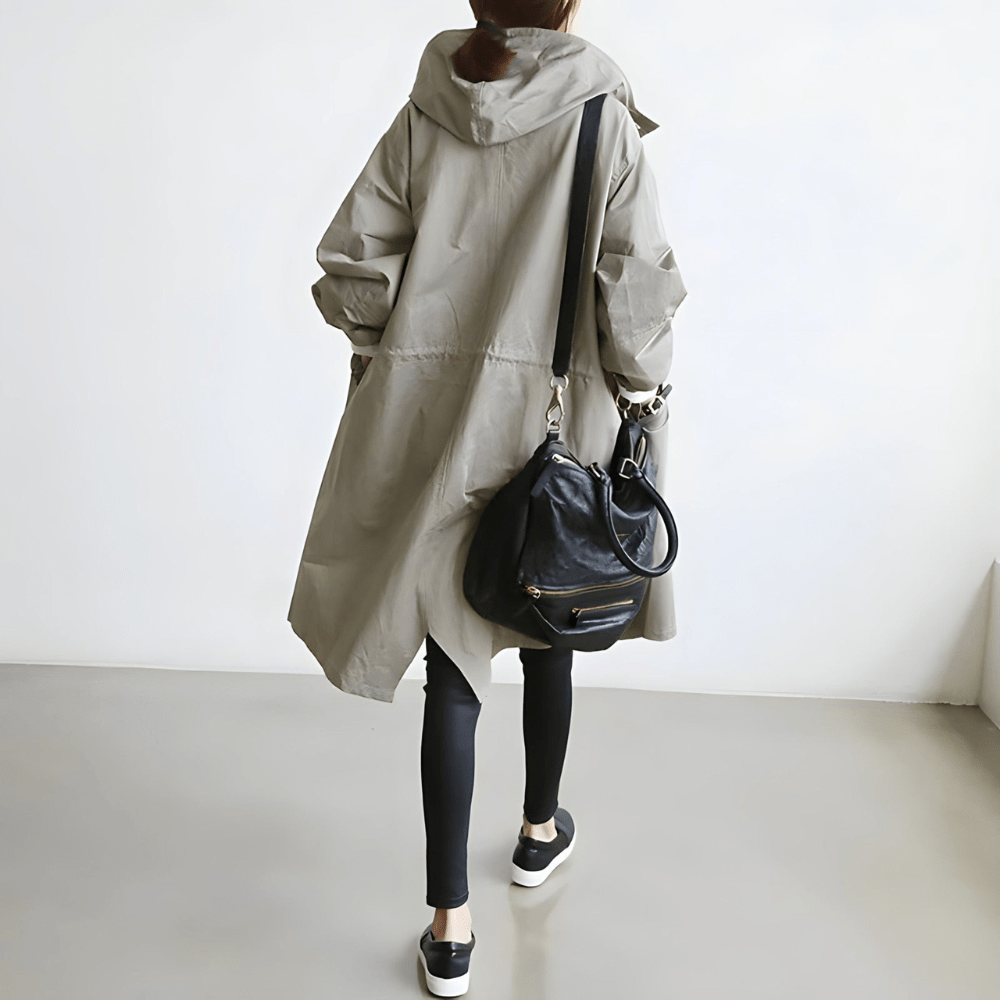 Lightweight hooded jacket with relaxed fit - view 3