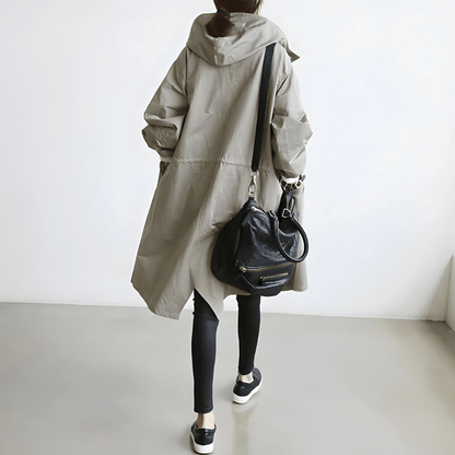 Lightweight hooded jacket with relaxed fit - view 3
