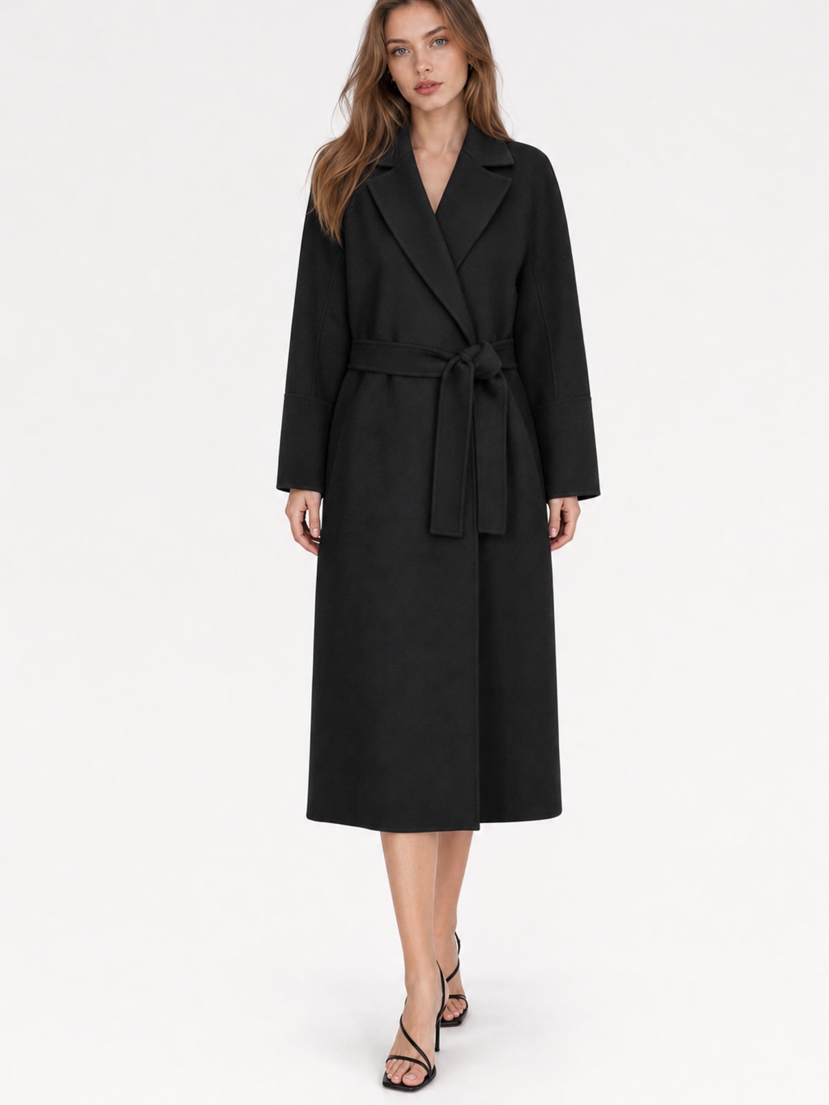 Warm Structured Longline Coat With Tailored Fit - 3