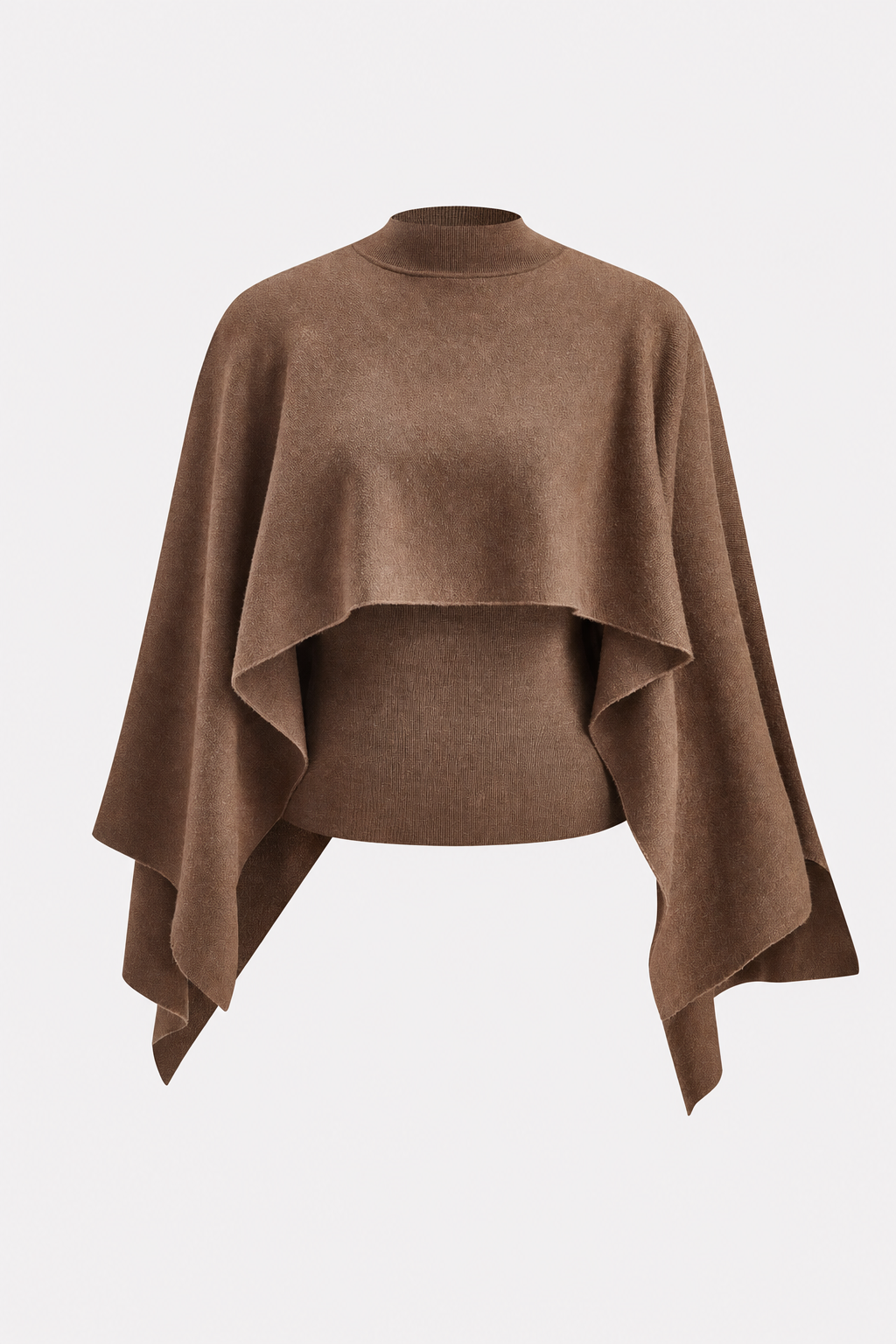 Knit Tank Top and Capelet Two-Piece Set