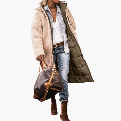Long reversible tailored coat - view 13