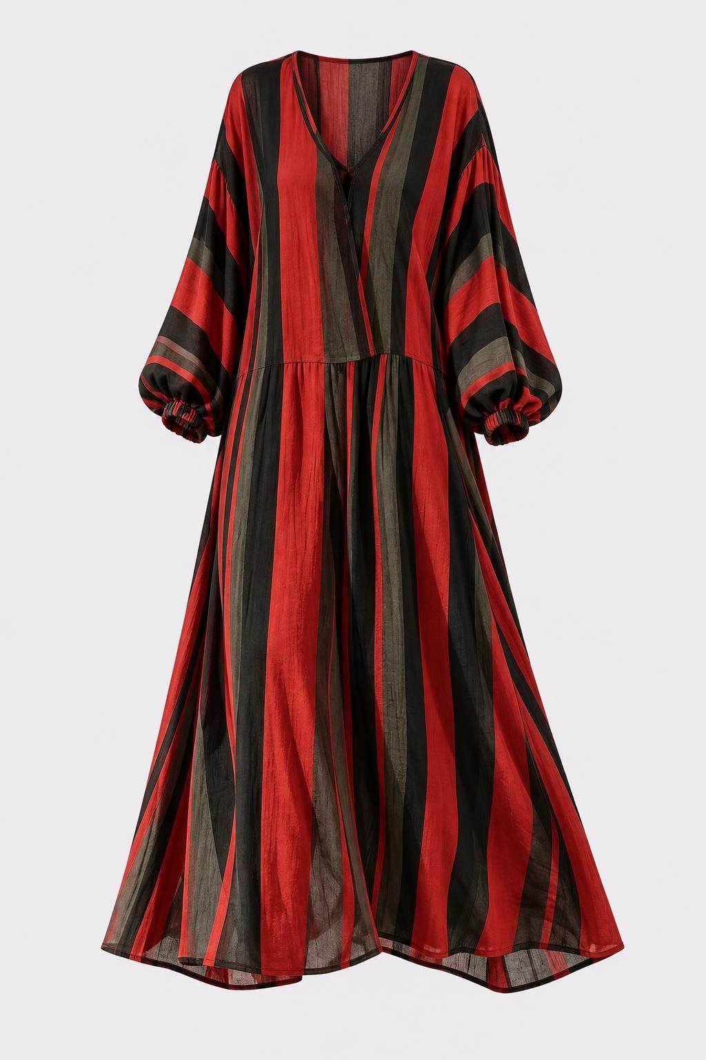 Polyester Striped Long Sleeve Set - 1