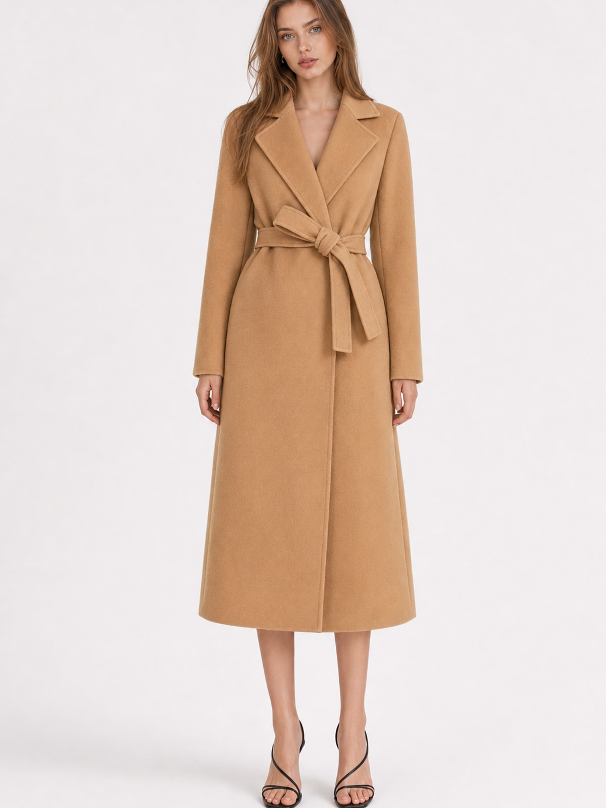 Warm Structured Longline Coat With Tailored Fit - 2