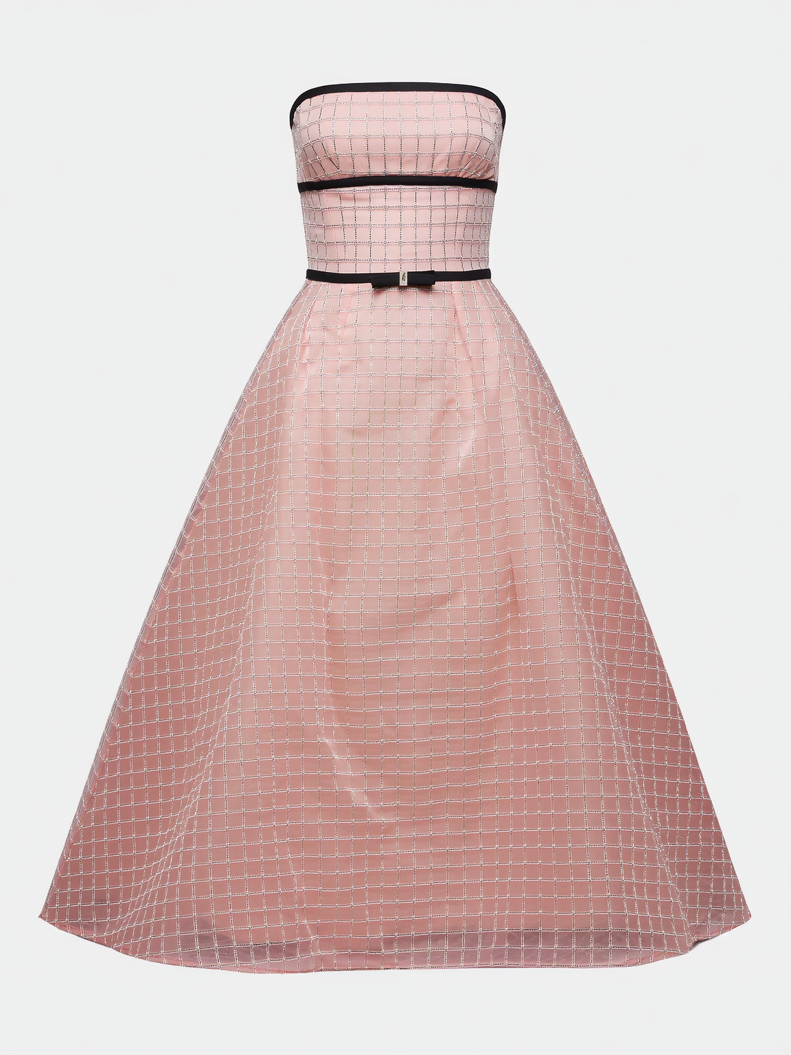 Sequin off-shoulder A-line midi dress