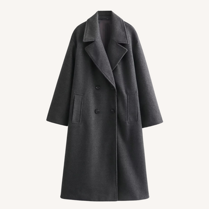 Double-Breasted Blend Overcoat in Six Colors - view 8