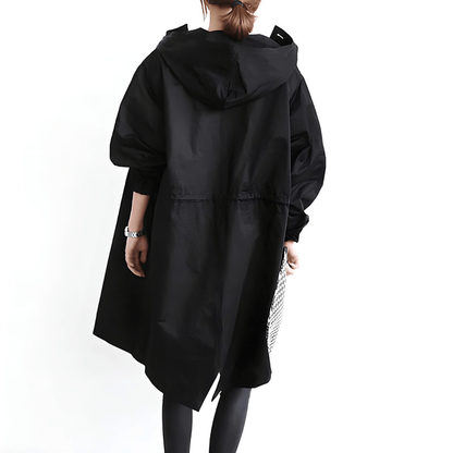 Lightweight hooded jacket with relaxed fit - view 5