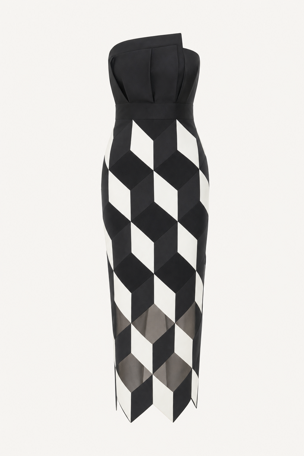 Off-Shoulder Backless Cutout Midi Dress