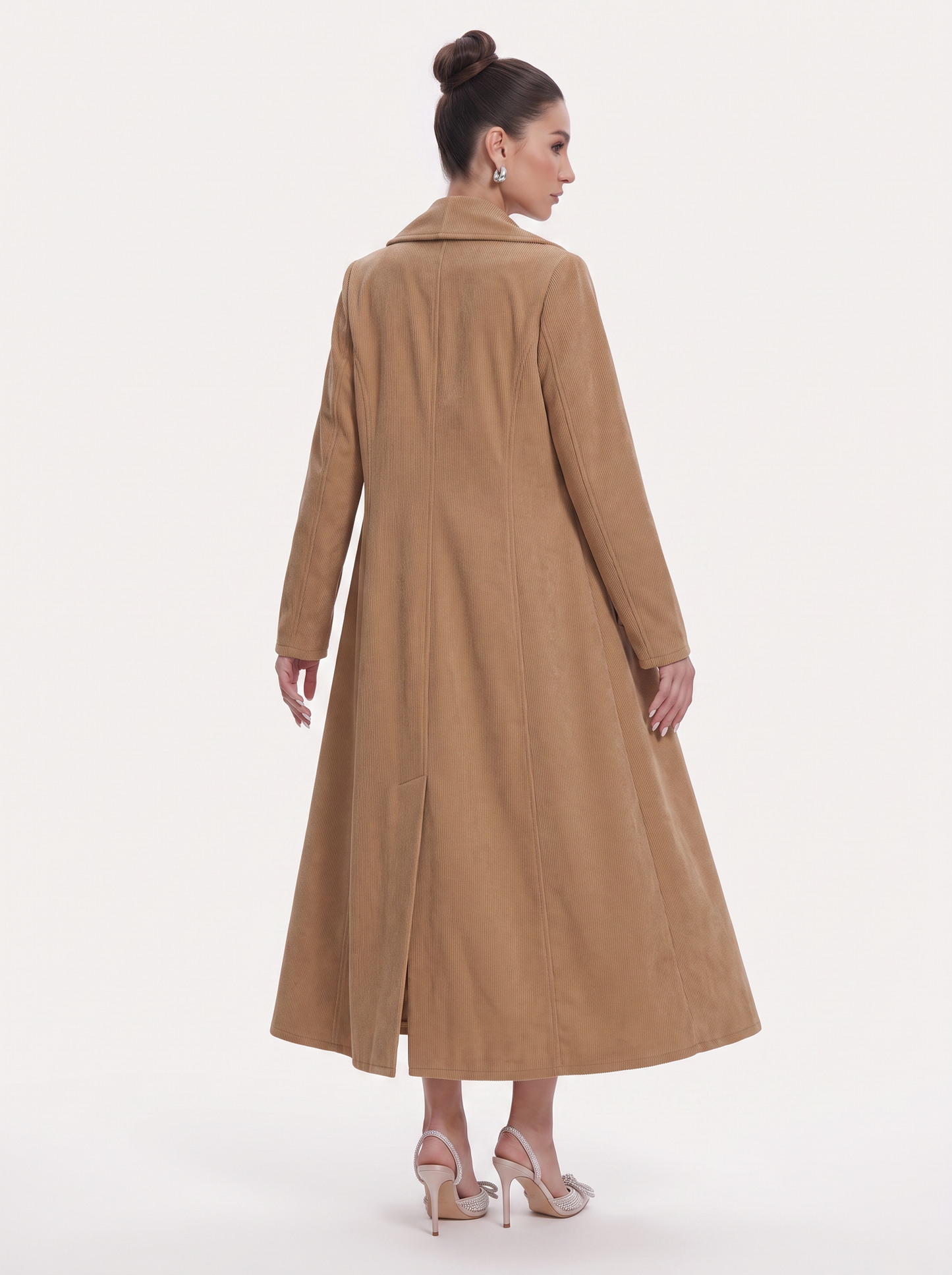 Longline Open-Front Coat in Extended Sizes - view 8