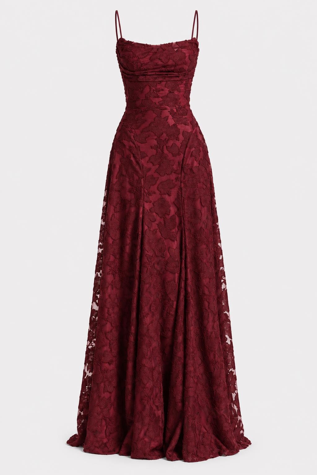 Maxi Dress With Wrap Neckline - 1
