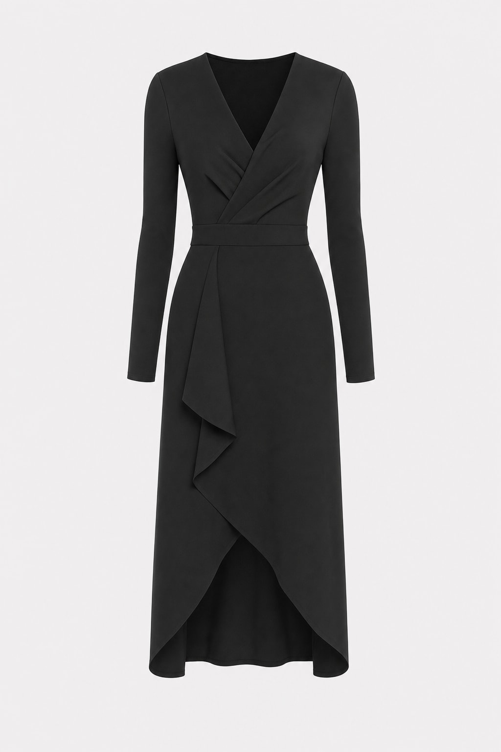 Polyester Ruffle Maxi Dress - 1