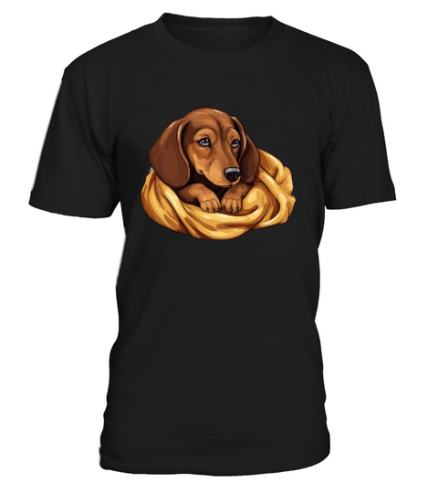 Cute Sleeping Dachshund Dog Official Sleeping T-Shirt