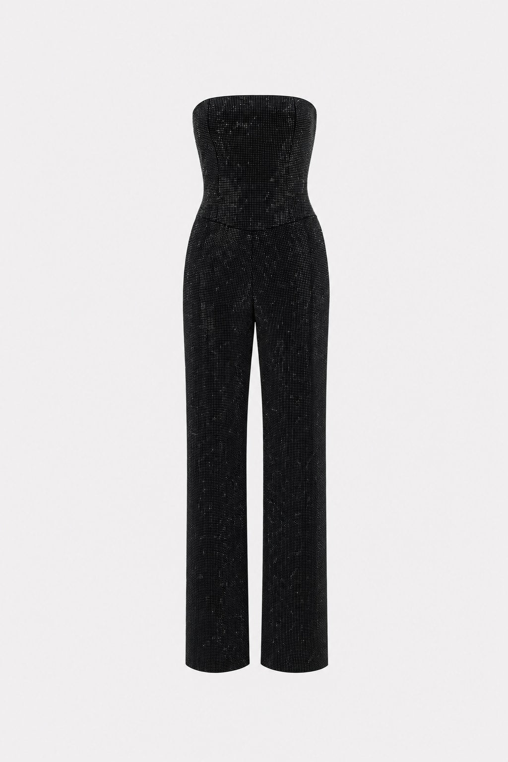 Sophisticated Sequin Strapless Jumpsuit - 1