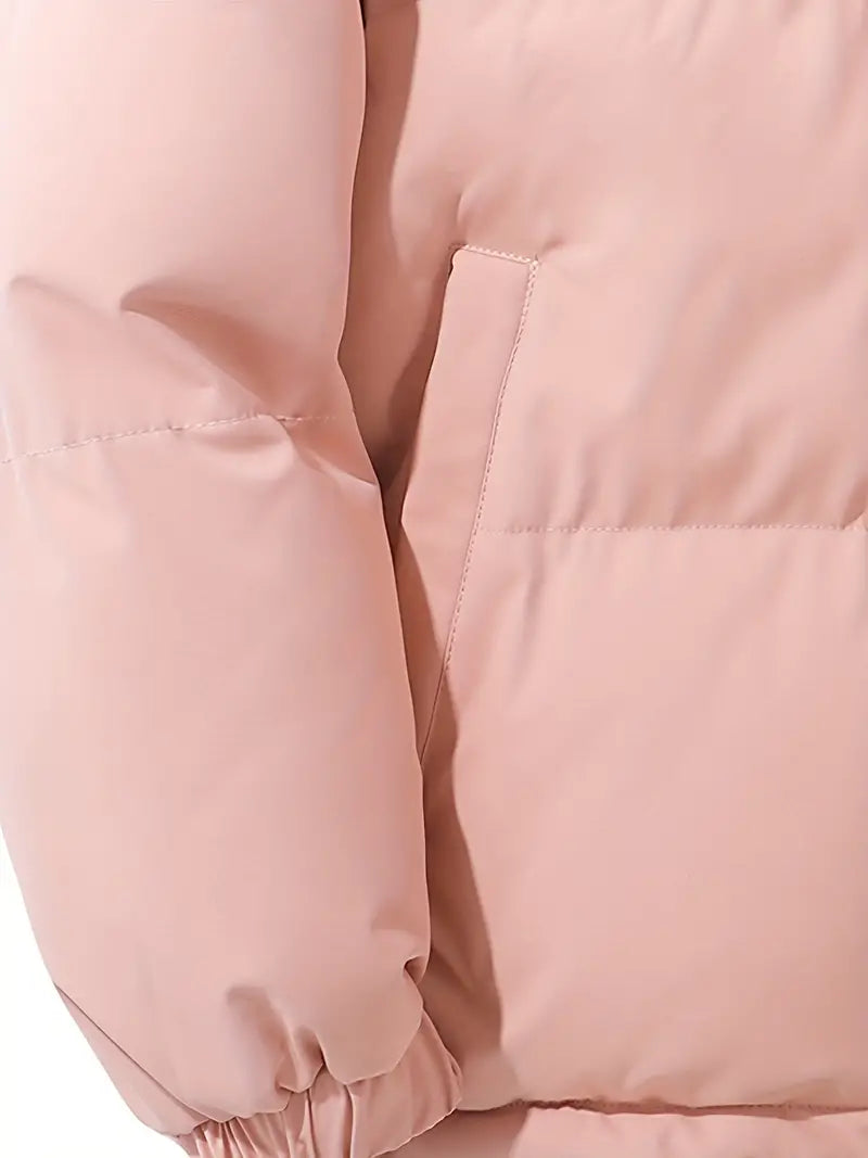 Quilted Puffer Jacket With Adjustable Hood - view 7