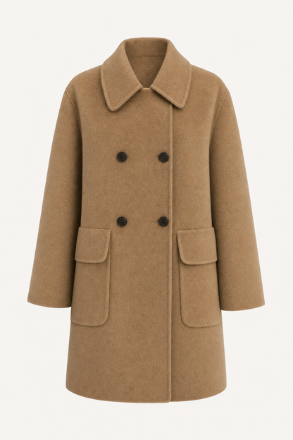 Double-Breasted Formal Coat, Tailored Fit
