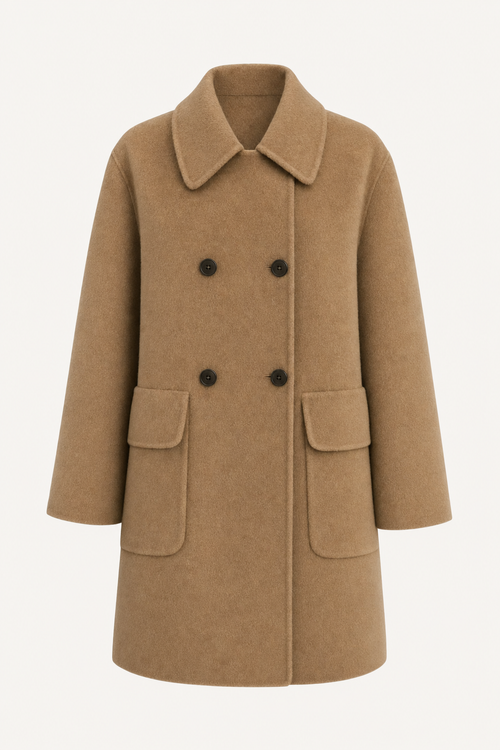 Double-Breasted Formal Coat, Tailored Fit