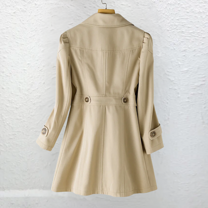 Lightweight trench collar coat - view 4