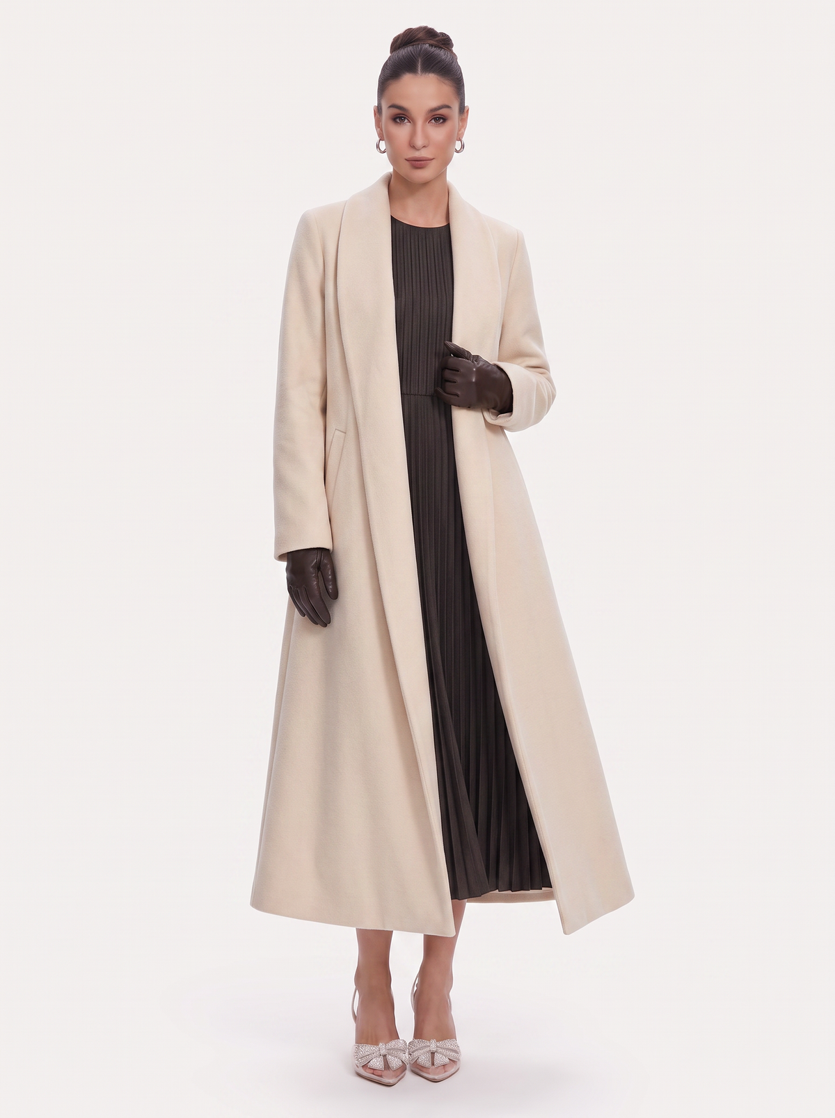 Longline Open-Front Coat in Extended Sizes - view 7