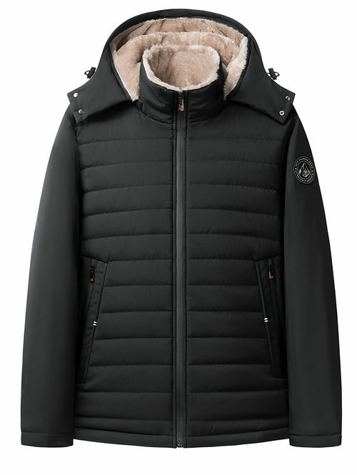 Hooded Insulated Quilted Winter Coat