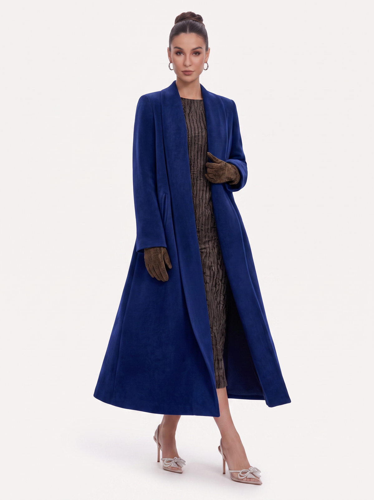 Longline Open-Front Coat in Extended Sizes - view 5