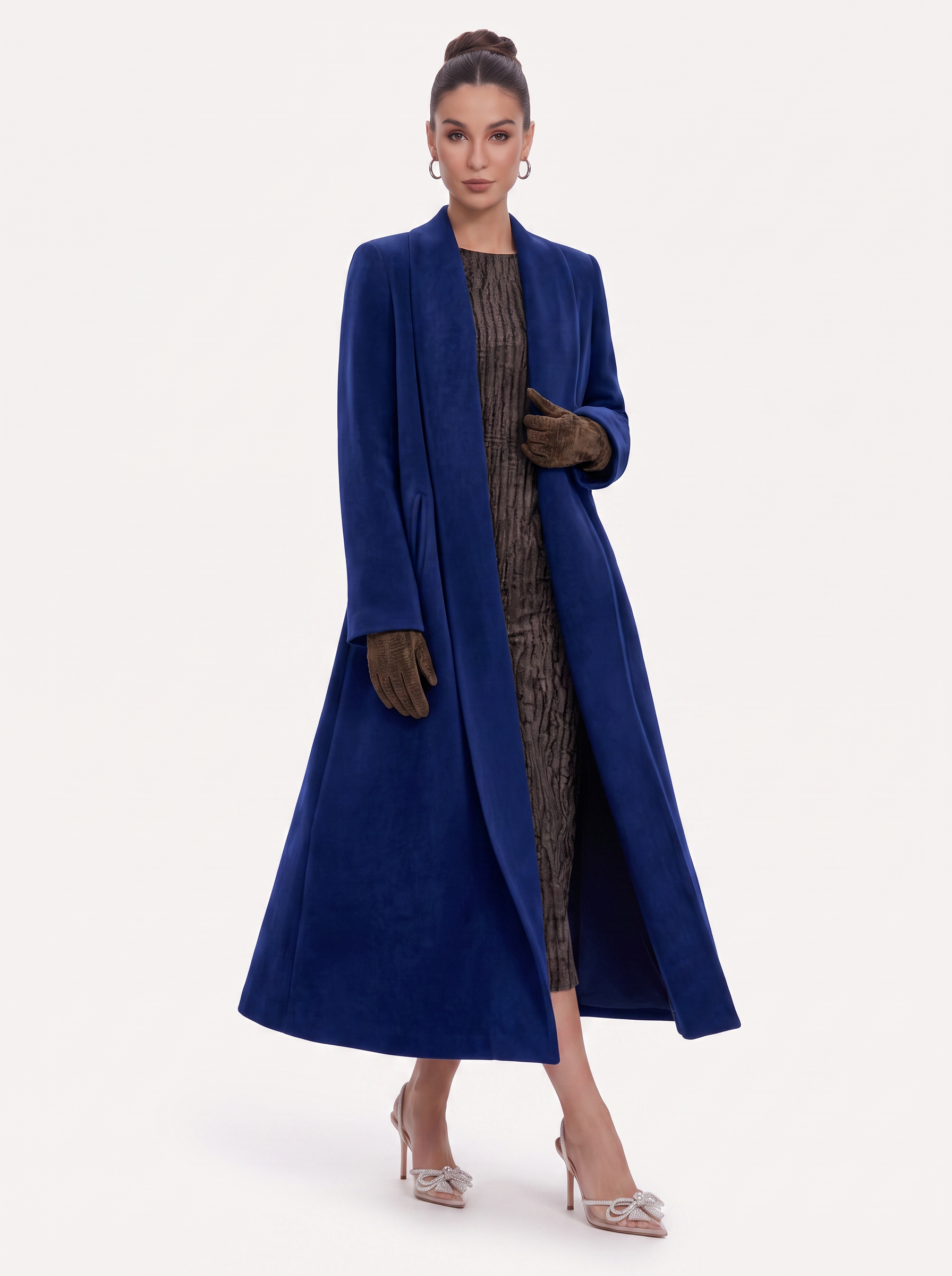 Longline Open-Front Coat in Extended Sizes - view 5