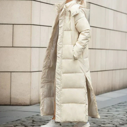 Wool blend winter coat with tailored fit - view 4