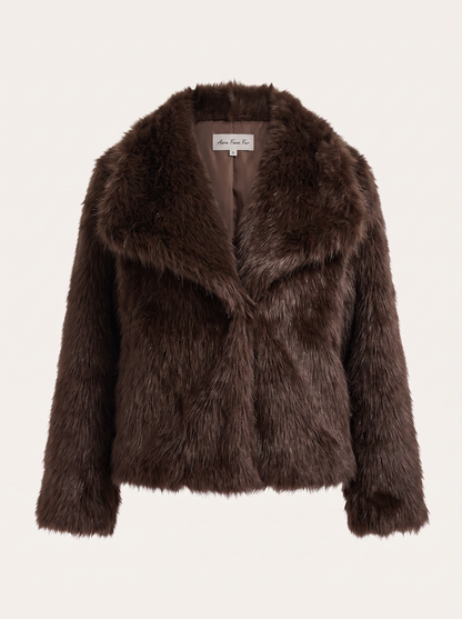 Oversized Coat With Structured Collar