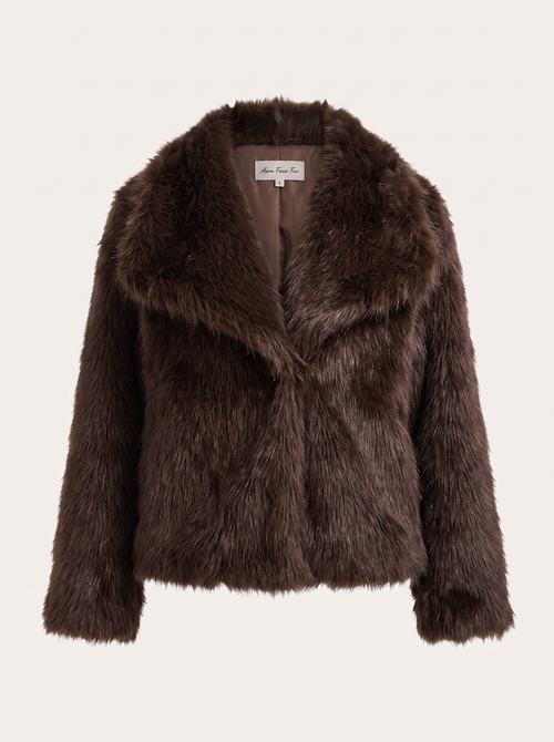 Oversized Coat With Structured Collar