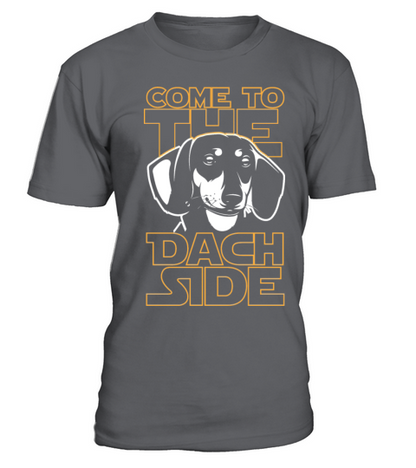 Dachshund Dachshund Dog Pocket T-Shirt - Charcoal
