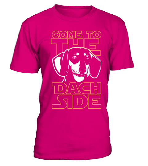 Dachshund Dachshund Dog Pocket T-Shirt - Dark Pink