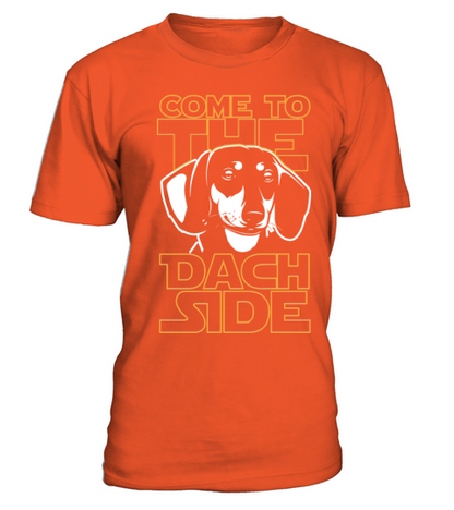 Dachshund Dachshund Dog Pocket T-Shirt - Orange
