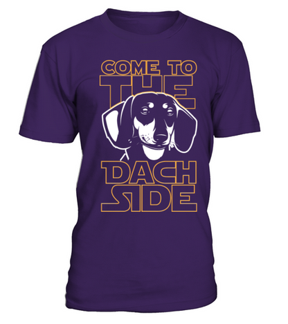 Dachshund Dachshund Dog Pocket T-Shirt - Purple