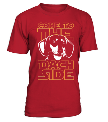 Dachshund Dachshund Dog Pocket T-Shirt - Red