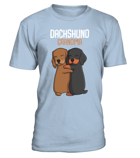 Dachshund Grandma Dog Owner T-Shirt - Blue Sky