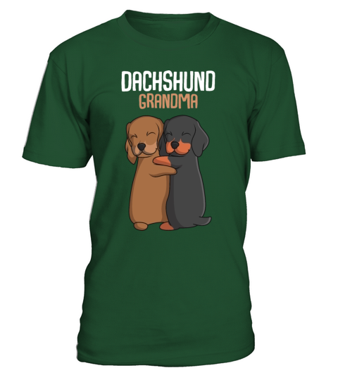 Dachshund Grandma Dog Owner T-Shirt - Green Bottle