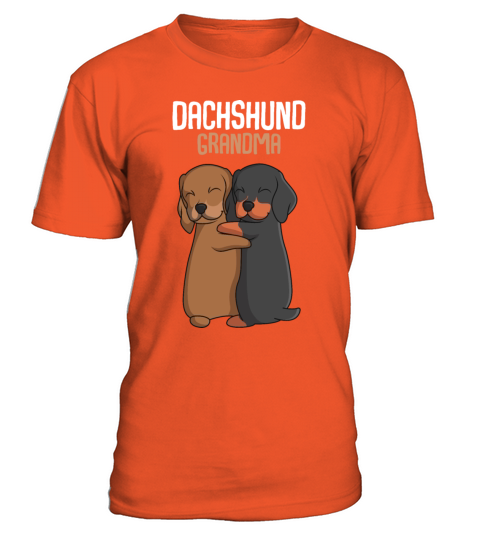 Dachshund Grandma Dog Owner T-Shirt - Orange
