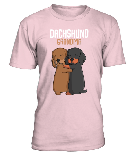 Dachshund Grandma Dog Owner T-Shirt - Pale Pink