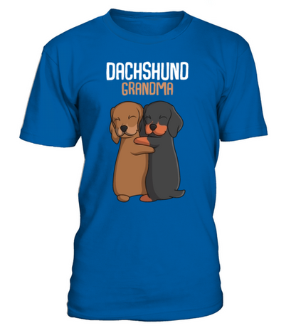 Dachshund Grandma Dog Owner T-Shirt - Royal Blue