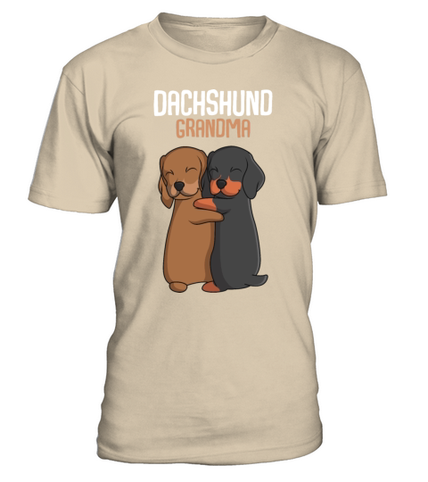 Dachshund Grandma Dog Owner T-Shirt - Sand