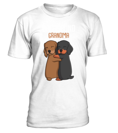 Dachshund Grandma Dog Owner T-Shirt - White