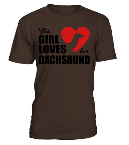 Dachshund T-Shirt Unisex - Dark Chocolate