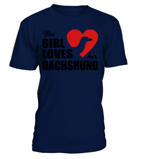 Dachshund T-Shirt Unisex - Navy